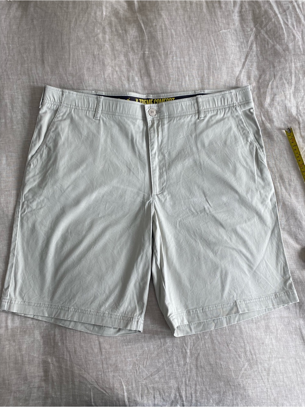 Lee Men's Xtreme Comfort Chino Shorts, Beige, Stretch, Casual Workwear Size 42